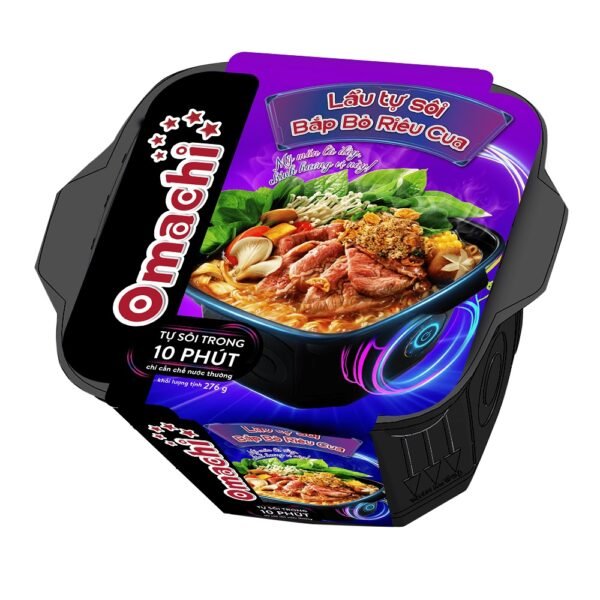 Mi Lau Tu Soi Bap Bo Rieu Cua Omachi 276g