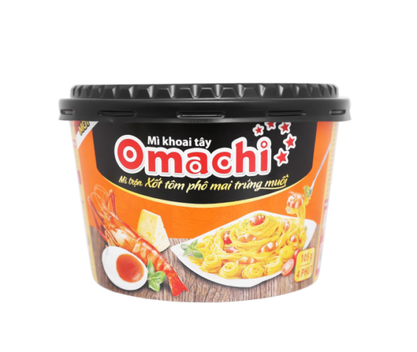 Mì Trộn Xốt Tôm Phô Mai Trứng Muối