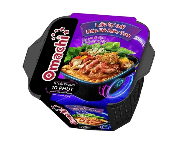 Mi Lau Tu Soi Bap Bo Rieu Cua Omachi 276g