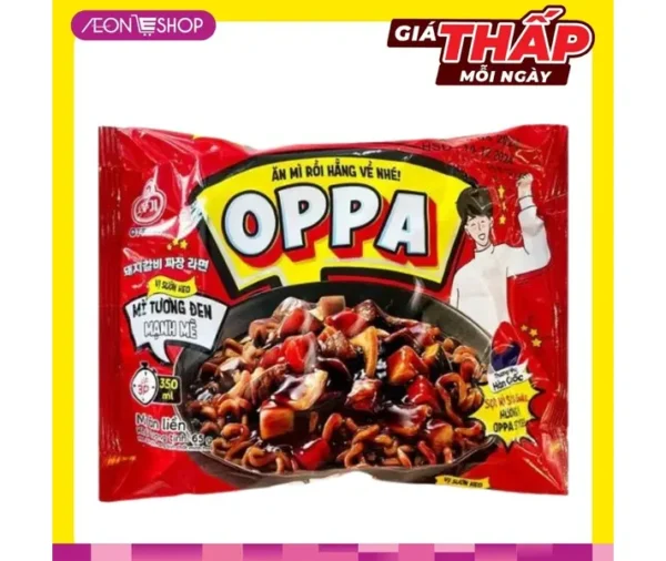 Ottogi Mì Ăn Liền Oppa Mì Tương Đen Vị Sườn Heo