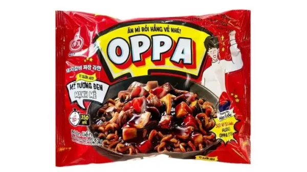 Ottogi Mì Ăn Liền Oppa Mì Tương Đen Vị Sườn Heo